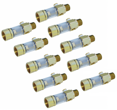 10 PIEZAS DE FILTRO DURAVIEW 1/2 M X 3/4 F C/2 P 1/4 - 100651