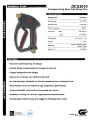 Pistola Gatillo Para Hidrolavadora - DCG5010
