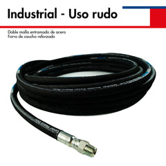 05 METROS MANGUERA INDUSTRIAL PARA HIDROLAVADORA 7,000 PSI - HOS040605