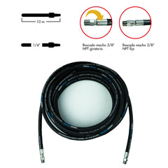 HIDROLAVADORA ELÉCTRICA TRIFÁSICA 5HP 2500 PSI CHASIS- W5ET2500