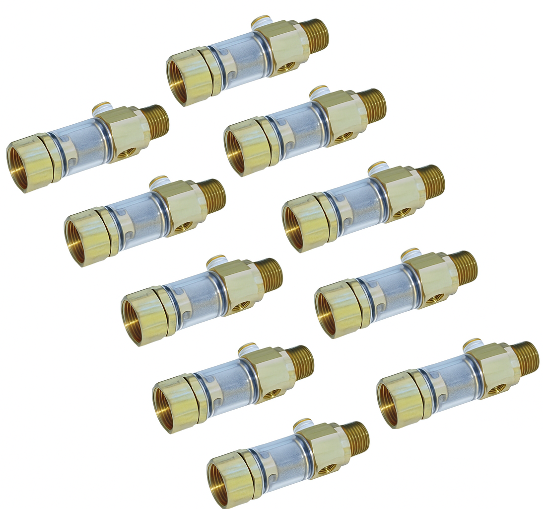 10 PIEZAS DE FILTRO DURAVIEW 1/2 M X 3/4 F C/2 P 1/4 - 100651