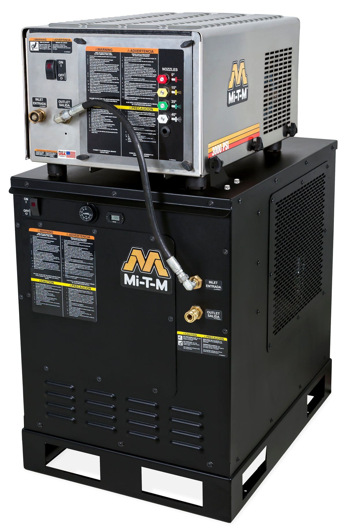 HIDROLAVADORA AGUA CALIENTE 8 HP Y 3,000 PSI 100% ELECTRICA- DH-3004-AE0E4G