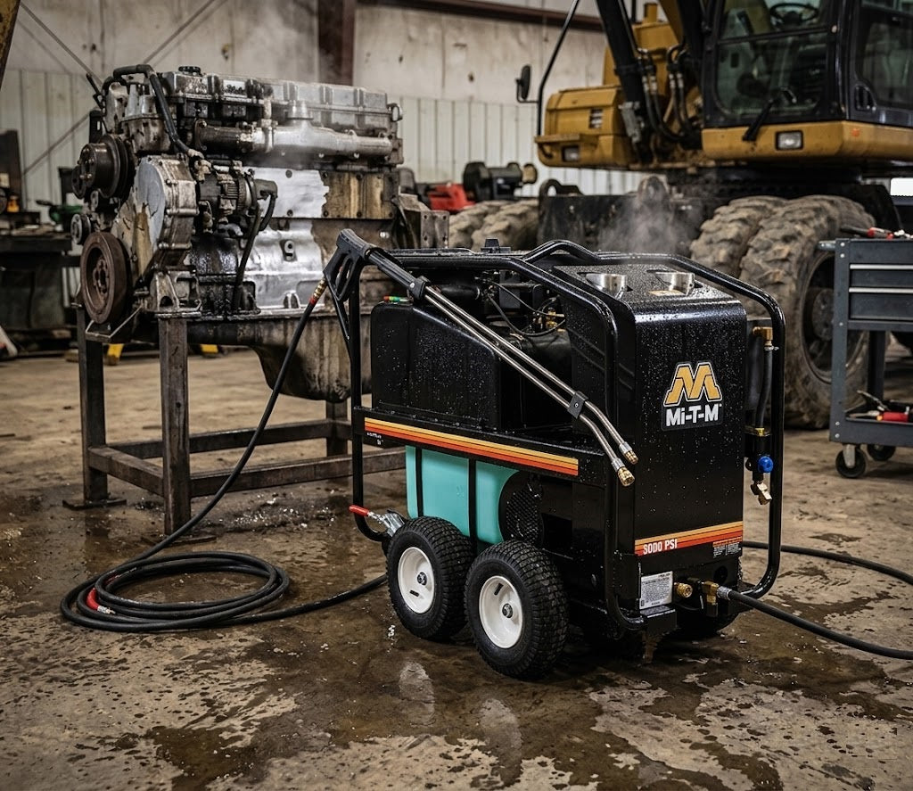 HIDROLAVADORA AGUA CALIENTE 8 HP Y 3,000 PSI - DH-3004-SE0E3G