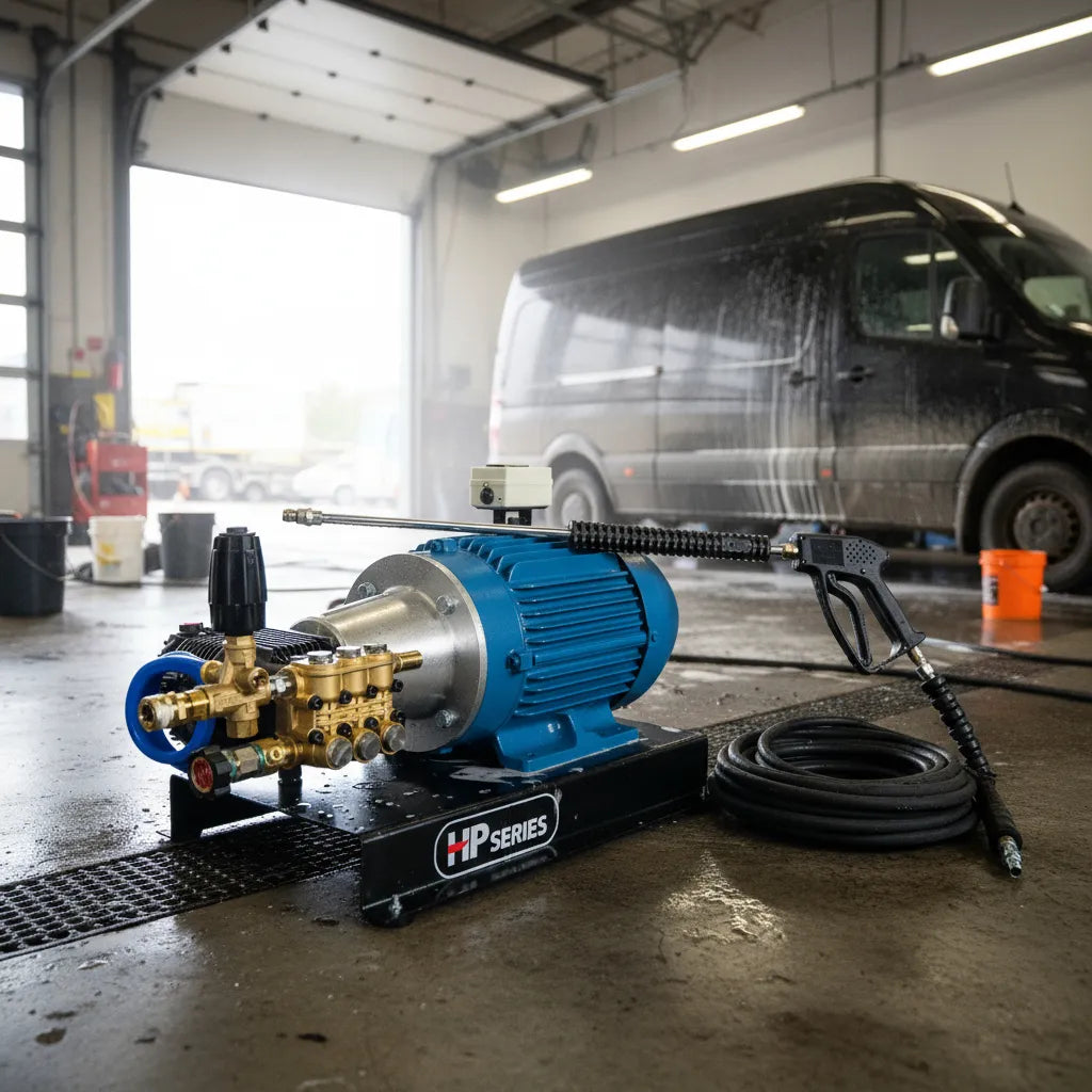 HIDROLAVADORA DE DOBLE SALIDA TRIFÁSICA 5HP 2000 PSI - HPS5ET2S