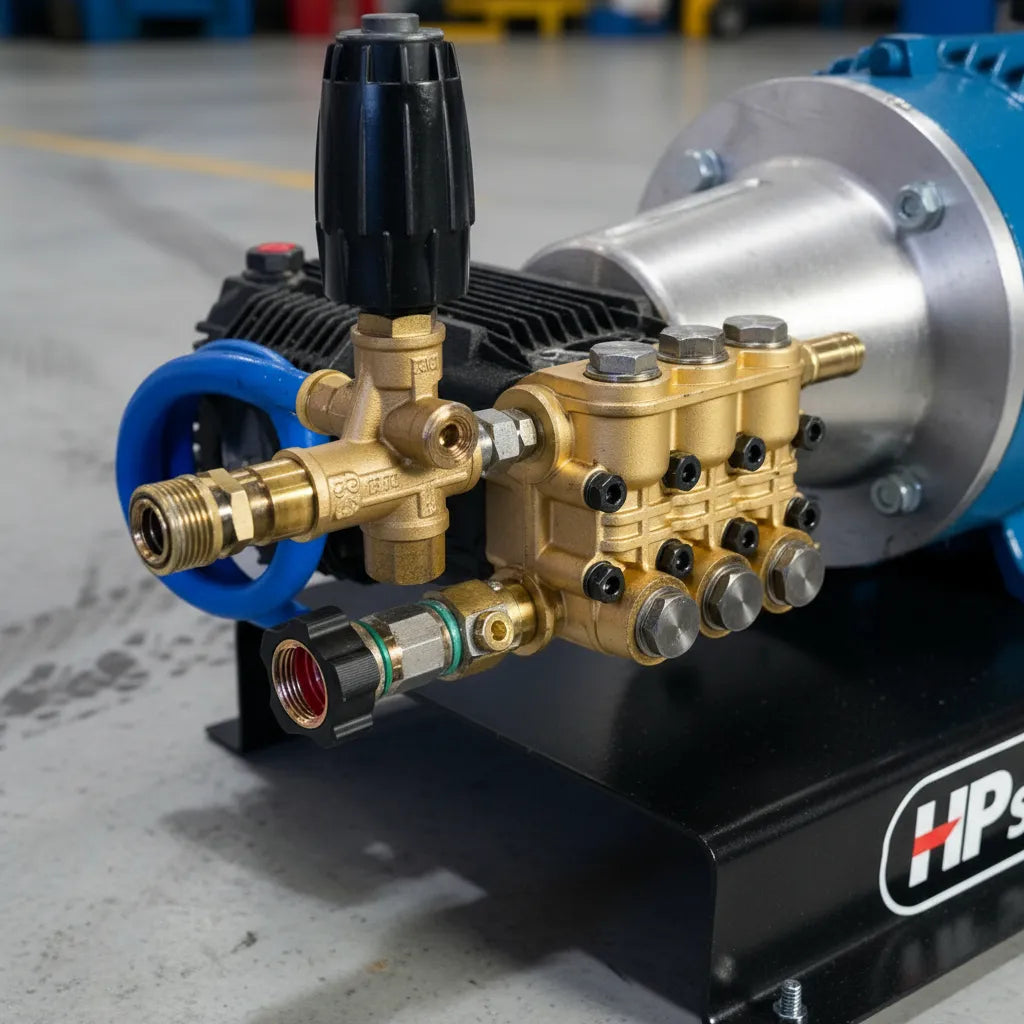 HIDROLAVADORA DE DOBLE SALIDA TRIFÁSICA 5HP 2000 PSI - HPS5ET2S