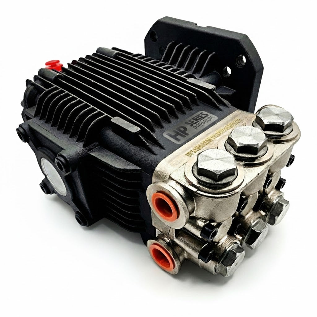 BOMBA NIQUELADA PARA HIDROLAVADORA 2HP 1500 PSI - HPS1504E34N