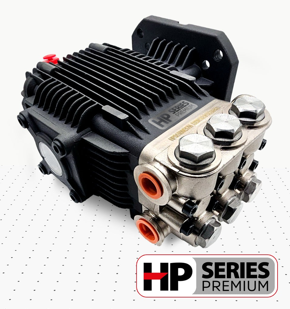 BOMBA NIQUELADA PARA HIDROLAVADORA 2HP 1500 PSI - HPS1509E17N