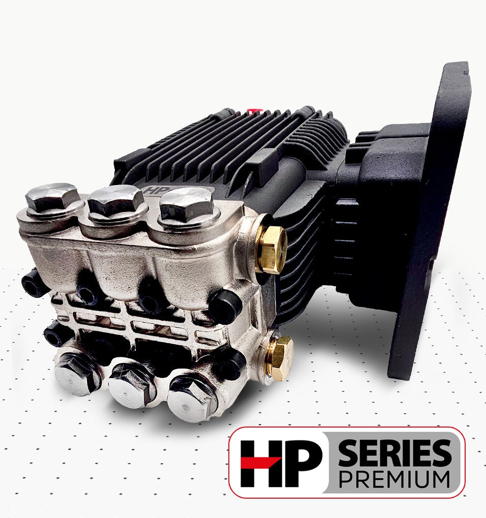 BOMBA NIQUELADA PARA HIDROLAVADORA 5HP 3000 PSI - HPS1810E17N