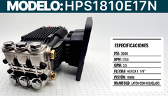 HIDROLAVADORA ELÉCTRICA BIFÁSICA 5HP 3000 PSI - W5EB3000
