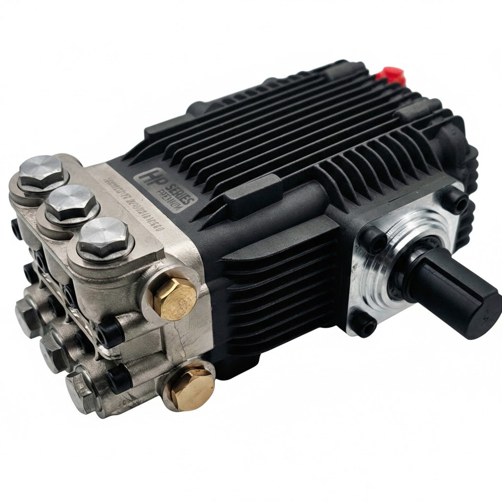 BOMBA NIQUELADA PARA HIDROLAVADORA 10HP 3500 PSI - HPS1812S17N